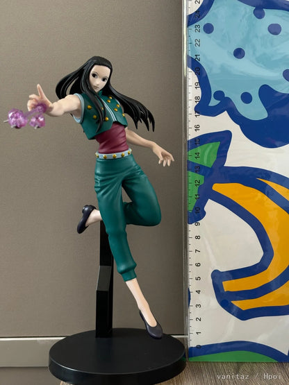 Anime HUNTER×HUNTER VIBRATION STARS Figure Illumi Zaoldyck Action Figure PVC Toys Gift Collection Hobbies Dolls Desk Decoration