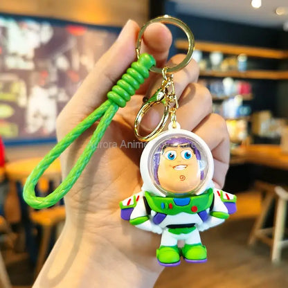New Kawaii Anime Disney Keychain Toy Story Personalized Variety of Cartoon Doll Keyring Key Chain Car Pendant Kids Toys Gifts