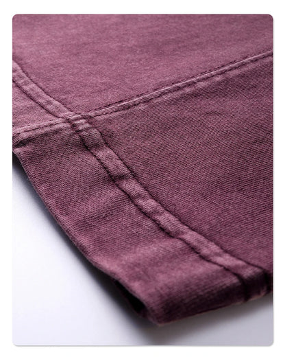 ZODF Retro 2025 Men Summer Batik Washed Cotton T-Shirts Unisex High Street Raglan Sleeve Patchwork T Shirt Brand Tees HY1062