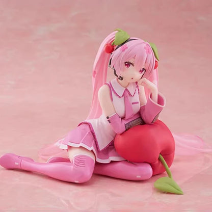 Bandai Hatsune Miku Cherry Pillow Ver 13CM PVC Model