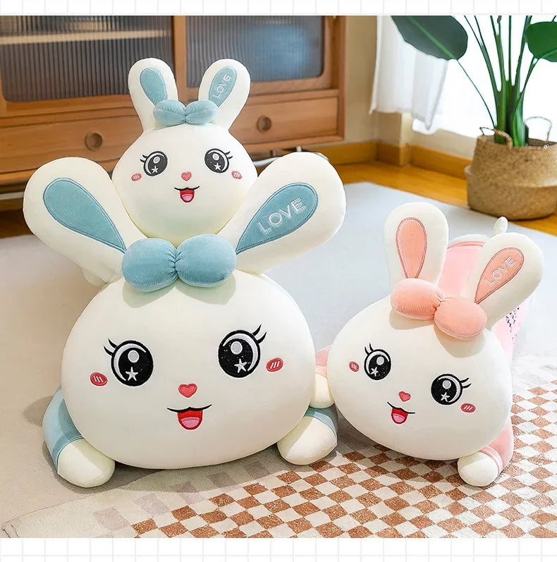 New 70-110cm Cute Rabbit Girlfriend Pillow Plush Toys Stuffed Pause Office Nap Sleep Pillow Cushion Gift Doll for Kids Girls