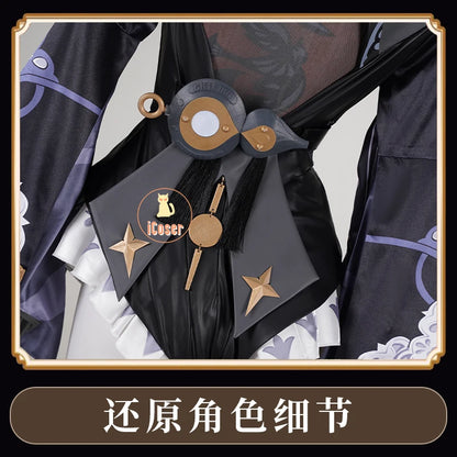 Zenless Zone Zero Yixuan Cosplay Costume Wig Trails of Ink Uniform New Skin Yunkui Summit Halloween Party for Women Girls iCoser