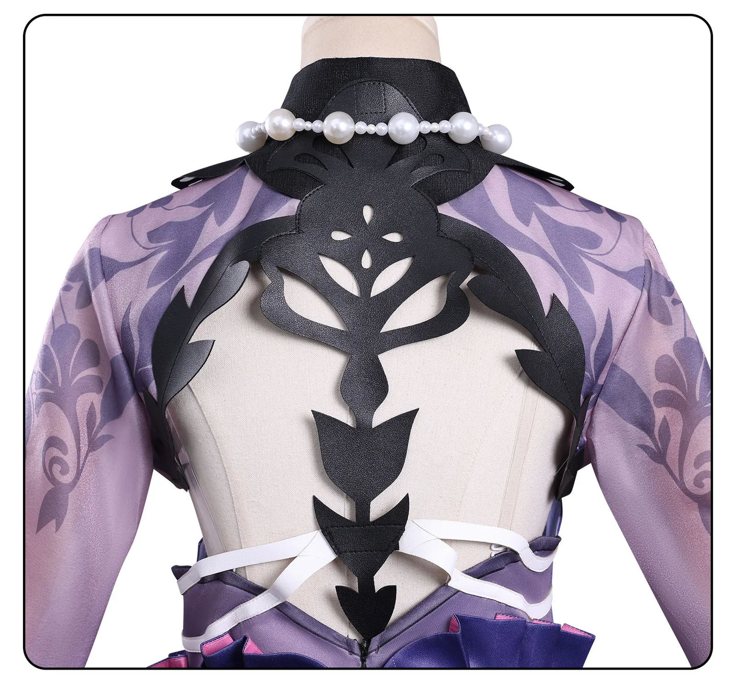 Honkai Star Rail Hysilens Cosplay Costume Wig Dress Headwear Earrings Rings Halloween Party for Women Girls Carnival Role Play