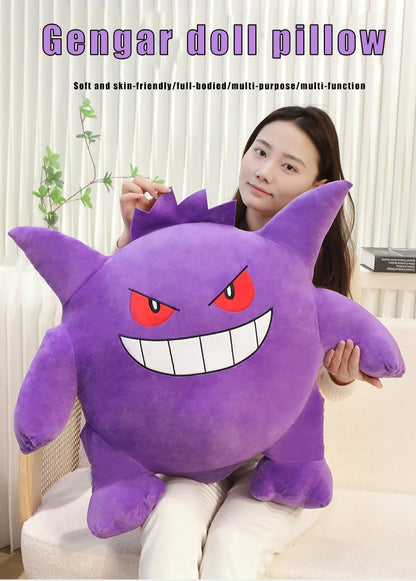 20/40/60cm Gengar Pokemon Anime Plush Toys TAKARA TOMY Cartoon Doll Soft Pokémon Plushie Pillow Stuffed Gift for Children Kawaii