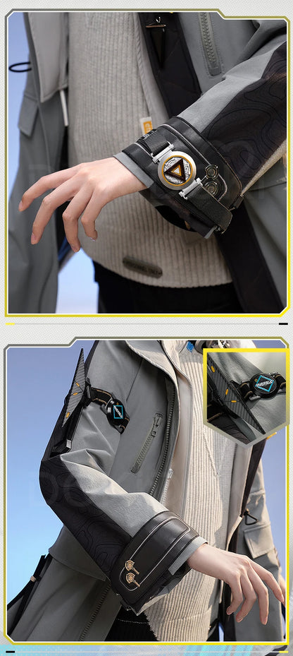 Endministrator A B Cosplay Costume Game Arknights DokiDoki-SR Men Endministrator Cosplay Mask Halloween