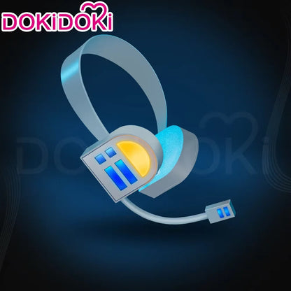 IN STOCK MIKUU Cosplay Costume Game Cosplay DokiDoki-R【S-2XL】Mikku Cosplay Women Cute Costume MIKUU LED Costume Plus Size