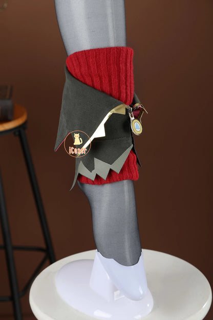 Genshin Impact Jahoda Cosplay Costume Wig Uniform Cloak Hat Glasses Headwear Outfit Halloween Party for Women Girls Props iCoser