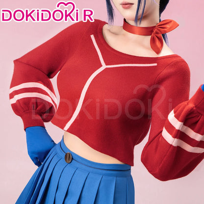 IN STOCK Mita Cosplay Costume Game MiSide【S-3XL】DokiDoki-R Women Cute Dress Uniform Mita Cosplay Halloween Plus Size