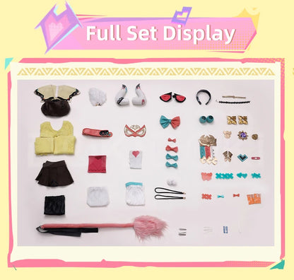 IN STOCK Varesa Cosplay Costume Game Genshin Impact【S-5XL】DokiDoki-SR Women Cute Halloween Cosplay Varesa Wig Plus Size