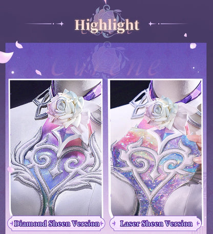 Cyrene Cosplay Costume Game Honkai: Star Rail【S-2XL】DokiDoki-SR HSR Cyrene Women Dress Veil SP Version Cosplay Plus Size