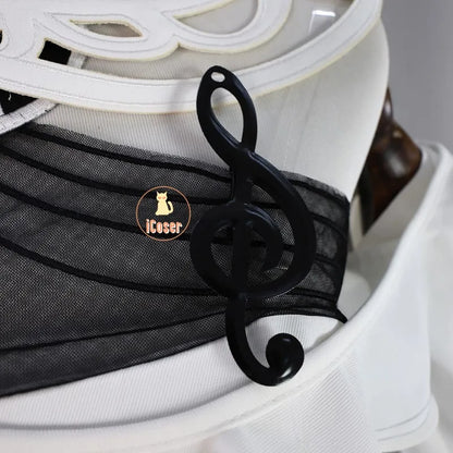 Wuthering Waves Phrolova Cosplay Costume Wig White Dress Fractsidus Carnival Halloween Party for Women Girls Accessory iCoser