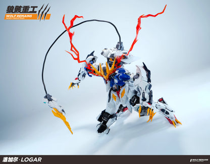 WOLF REMAINS HEAVY INDUSTRIES 1/60 PG Wolf King Barbatos Head Light Cluster Assembly Model Kit Collectible Toy Gift
