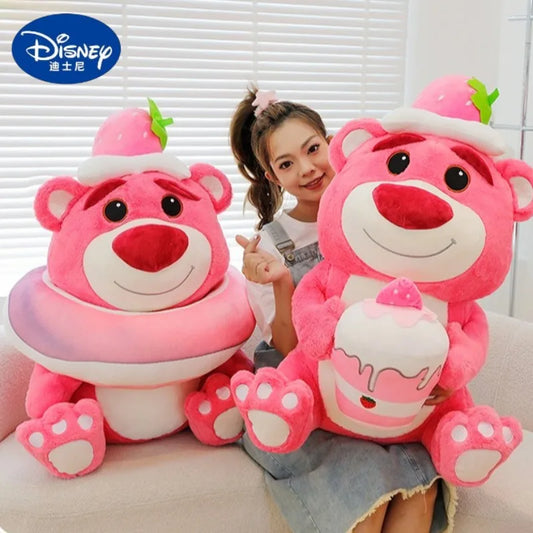 45/60/90cm Super Big Size Lotso Kawaii Disney Anime Plush Stuffed Doll Cartoon Decoration Plush Pillow Children's Holiday Gifts