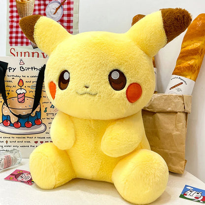 40/80cm Large Pikachu Pokemon Plush Toys Cartoon Doll Cute Ornament Stuffed Plushie Pikachued Pillow Pokémon Gift for Children