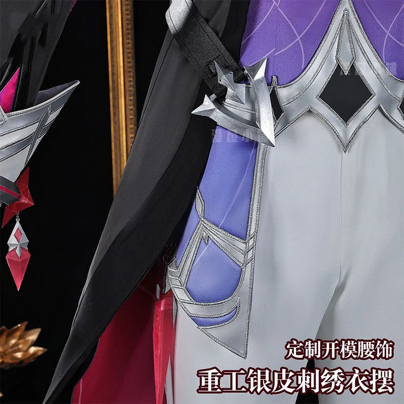 Genshin Impact Durin Cosplay Costume Wig Uniform Game Role Play Outfit Headwear Halloween Party for Women Men Carnival Cos Props