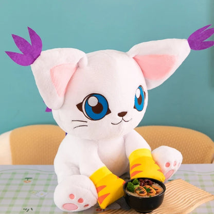 New Digimon Adventure Plush Toys Tailmon Action Figure Cartoon Stuffed Sitting Position Doll Soft Pillow Room Decor Toys Gifts
