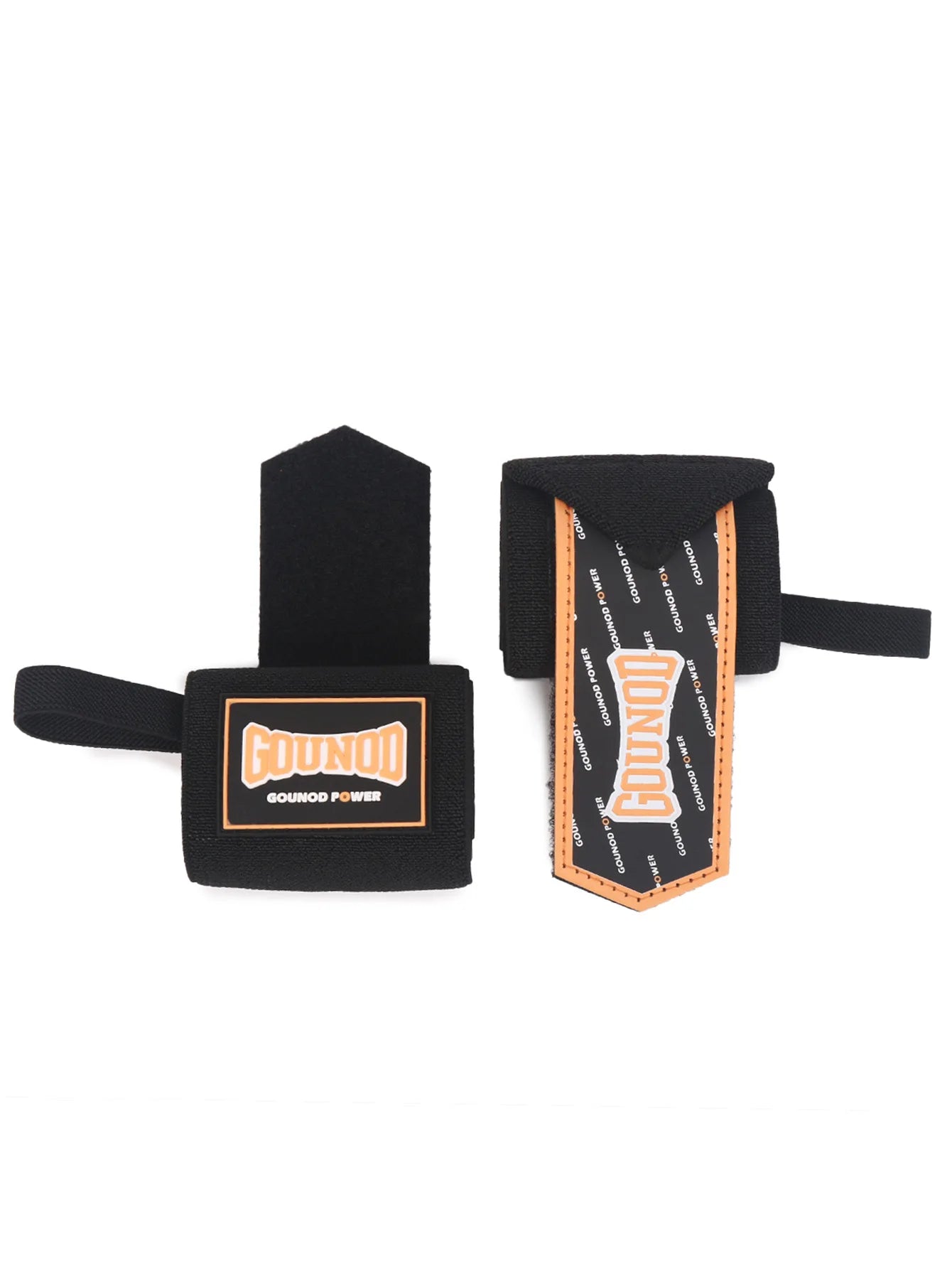 Gounod Sports Winding Wristband for Fitness Weightlifting and Horizontal Bar Training - BLACK