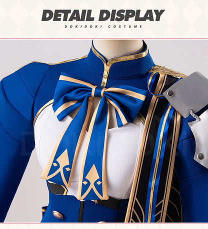 Saber Cosplay Costume Game Honkai: Star Rail x Fate【XS-3XL】DokiDoki-N Women Blue Saber HSR Costume Plus Size