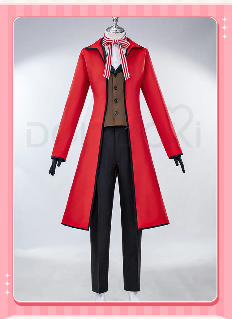 Grell Sutcliff Cosplay Costume Anime Cosplay【S-3XL】DokiDoki-N Grell Sutcliff Cosplay Men Uniform Costume Plus Size
