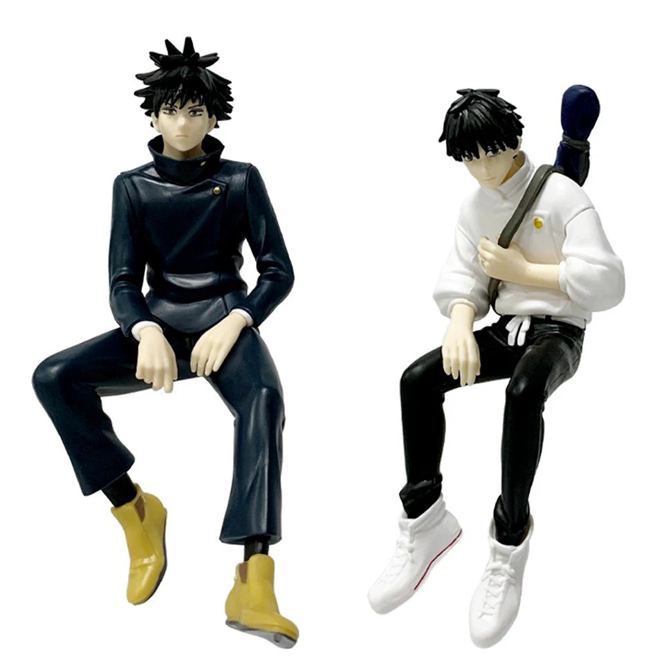 New Jujutsu Kaisen Fushiguro Megumi Action Figural Sitting Doll Car Decoration PVC Model Kids Gifts Model Toys