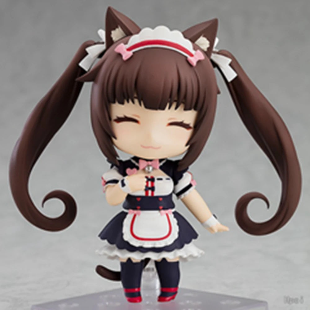 Anime NEKOPARA Figure OB11 #1238 Chocolates Vanilla Action Figure Cat Style Model PVC Static Toys Gift Doll Cat Maid 10cm