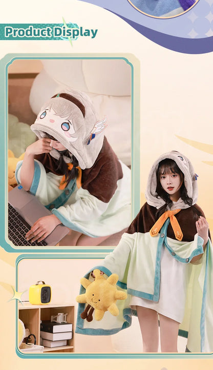 Robin Firefly Doujin Cosplay Air Conditioning Blanket Game Honkai: Star Rail DokiDoki-SR HSR Robin Cosplay