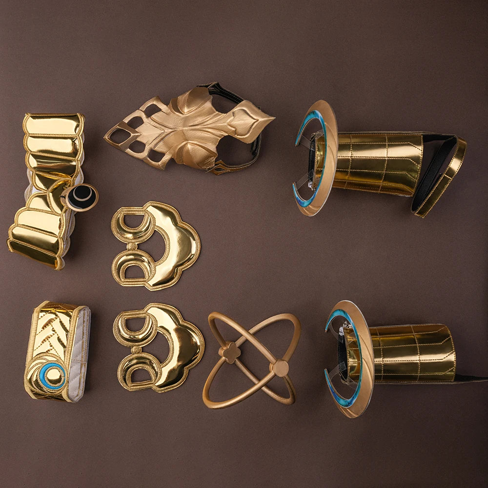 Wuthering Waves Iuno Cosplay Costume Wig Dress Headwear Shorts Rinascita Carnival Halloween Party for Women Girls Props iCoser