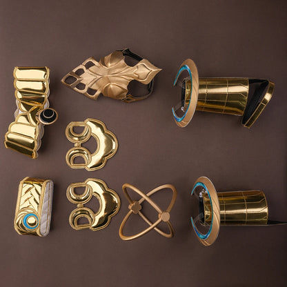 Wuthering Waves Iuno Cosplay Costume Wig Dress Headwear Shorts Rinascita Carnival Halloween Party for Women Girls Props iCoser