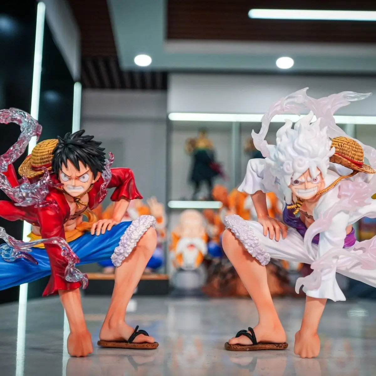 2025 19cm Anime One Piece Luffy Figure Nika Gear Fifth Second Demon Awakening Statue Pvc Action Figurine Collection Model Toys
