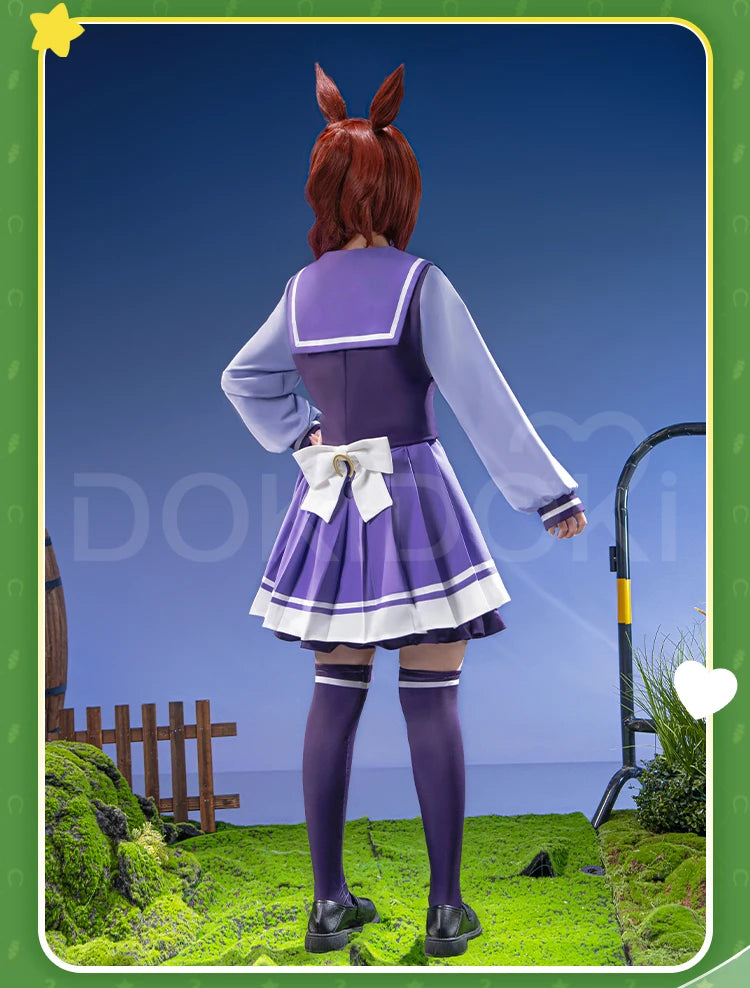 Tokai Teio Gold Ship Cosplay Costume Game【XS-2XL】DokiDoki-R Women School Uniform Cosplay Plus Size
