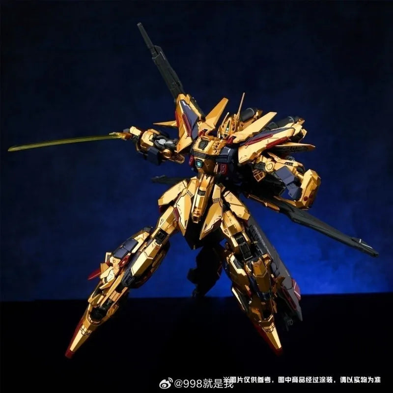 【IN STOCK】SHENMA Model MG Golden Samurai Full Armor Form Alloy Frame Assembly Model Kit Anime Mecha Action Figure Collectible