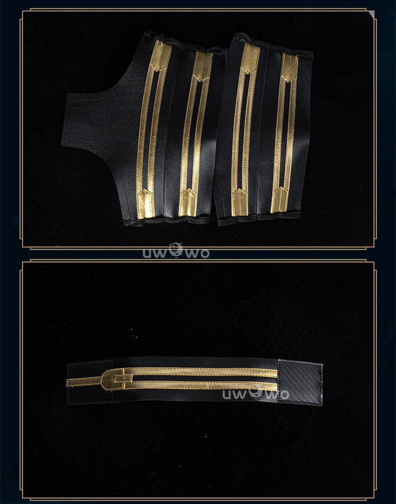 LAST BATCH UWOWO Caitlyn Cosplay Game LOL Caitlyn Arcane Commander Cosplay Costume With Cloak Hat Prop Halloween Costume