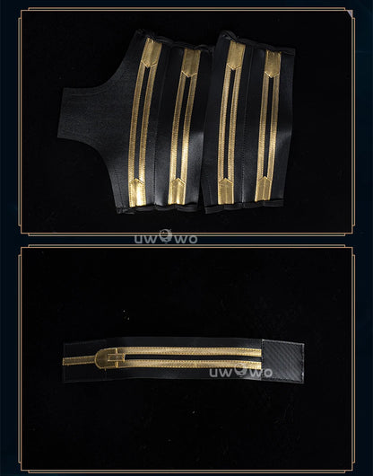 LAST BATCH UWOWO Caitlyn Cosplay Game LOL Caitlyn Arcane Commander Cosplay Costume With Cloak Hat Prop Halloween Costume