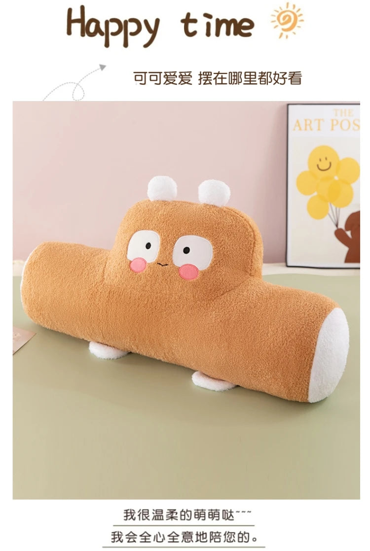 New Cute Car Cushion Office Seat Lumbar Support Creative Sofa Pillow Multifunctional Foot Cushion Nap Pillow