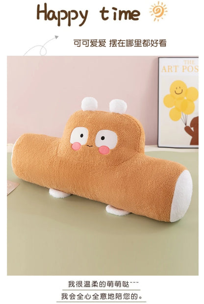 New Cute Car Cushion Office Seat Lumbar Support Creative Sofa Pillow Multifunctional Foot Cushion Nap Pillow