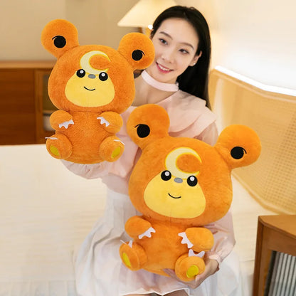 30/80cm Large Teddiursa Pokemon Plush Toys Anime Doll Cute Pillow Cartoon Giant Pokémon Plushie Stuffed Gift for Kids Christmas