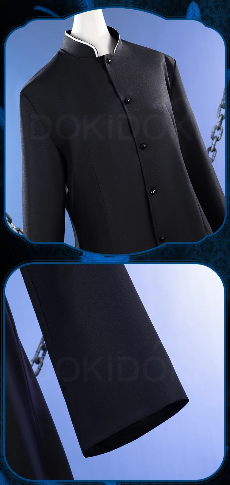 IN STOCK Andateika Cosplay Costume Anime Cosplay DokiDoki-N Andāteikā Under Taker Cosplay Men Costume