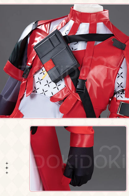 Scar Cosplay Costume Game Wuthering Waves Cosplay【S-2XL】DokiDoki-N Men Red Costume Scar Cosplay Plus Size