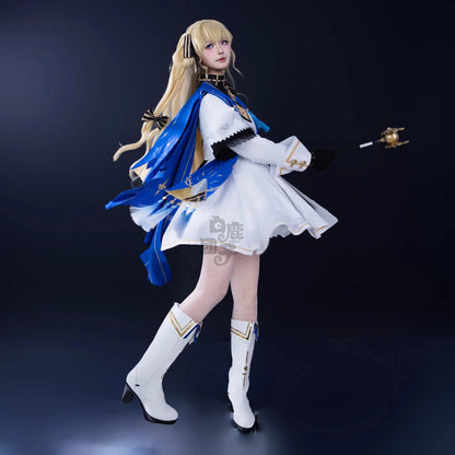 Wuthering Waves Phoebe Cosplay Costume Wig Dress Hat Headwear Sticker Stocking Rinascita Halloween Party Women Girls Prop iCoser