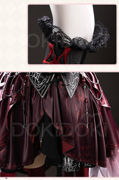 IN STOCK Abyss Lord MC Hunter Game Love and Deepspace【XS-3XL】DokiDoki-N Red Dress Qinche Sylus Cosplay Plus Size