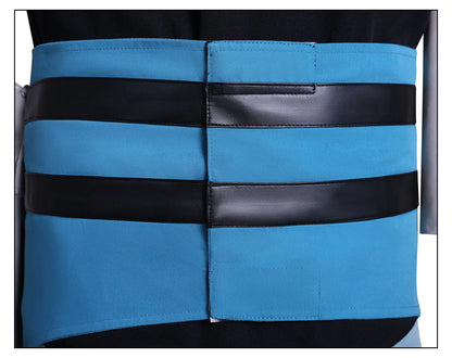 Anime Gachiakuta Zanka Nijiku Cosplay Costume Wig Uniform Earrings Akuta Cleaners Halloween Party for Women Men Carnival Props