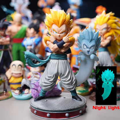 25cm Anime Dragon Ball Z Super Saiyan 3 Gotenks PVC Collectible Figure Model Toy Gift - Gotenks2