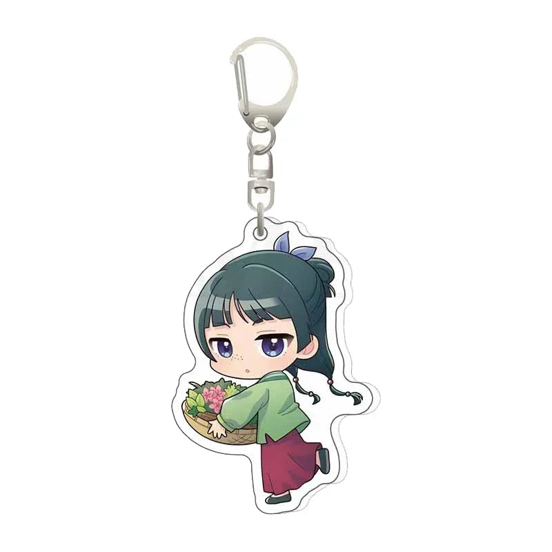Anime The Apothecary Diaries Maomao Keychain Jinshi Gyokuyou Cosplay Gaoshun Rouran Backpack Pendant Kids Girls Birthday Gifts