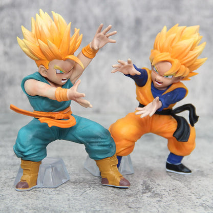 15cm Dragon Ball Figure Son Gohan Trunks Action Figures Anime Collection PVC Statue Model Ornaments Collection Doll Toys Gifts