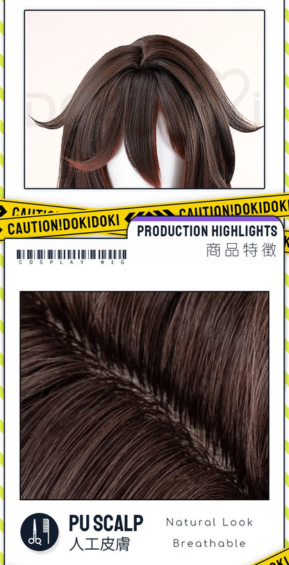 IN STOCK Fugue/Tingyun Wig Game Honkai: Star Rail Cosplay DokiDoki Wig Women Ting Yun Hair Heat Resistant Synthetic Free Wig Cap