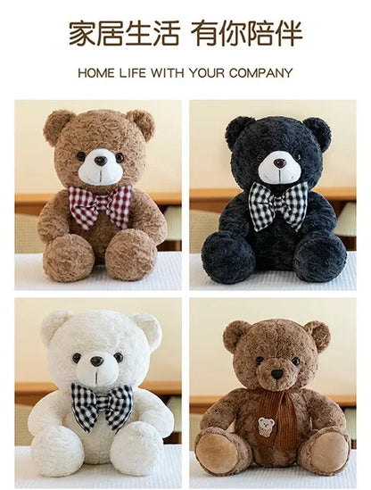 45cm Cute Cartoon Bixin Bear Series Plush Toys Stuffed Soft Animals Dressing Up Doll for Girls Kids Nice Surprise Birthday Gifts