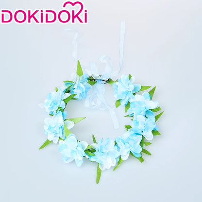 IN STOCK Himmel Stark Heiter Wig Anime Frieren: Beyond Journey's End Cosplay DokiDoki Men Wreath Blue Short Hair Heat Resistant