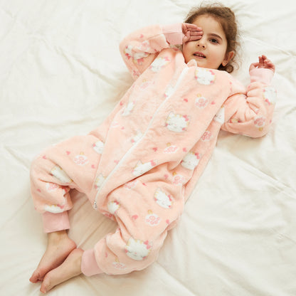 Baby Pajamas Newborn Boy Girl 6 to 9 12 18 24 Months Winter Pijamas One Pieced Warm Infantil Pijama Toddler Kids Blanket Sleeper