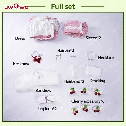 IN STOCK UWOWO Game Arknights Nightmare The Ferry Girl Cosplay Costume Pink Dress Halloween Costume