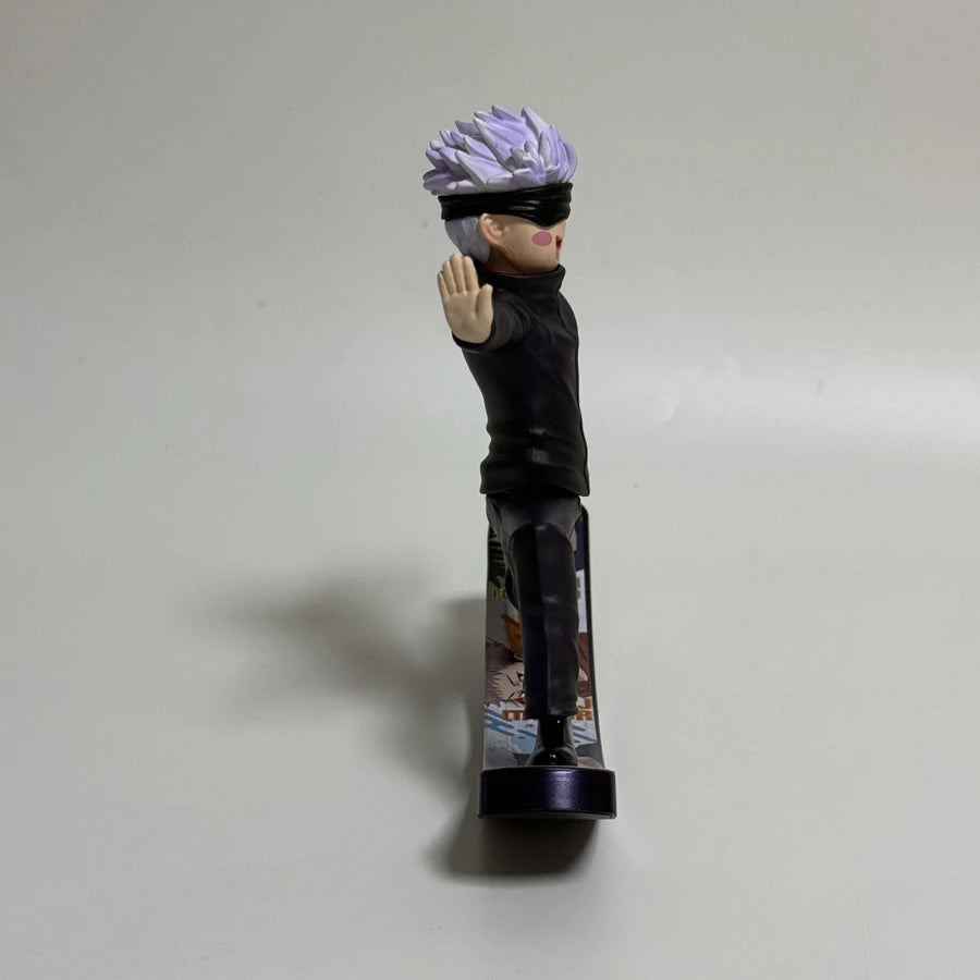 16.5cm Jujutsu Kaisen Anime Figure Rocking Trojan Gojou Satoru Action Figure Car Decorations PVC Adult Collection Model Doll Toy